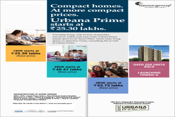 Enjoy the township living at Ozone Urbana Prime in Devanahalli, Bangalore